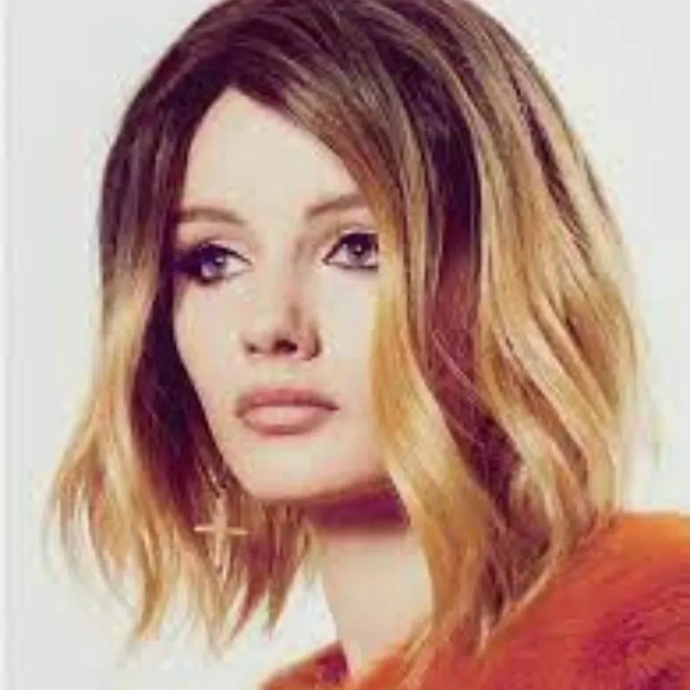 BLONDE BERRY MIX! NEW Wig Mono part & lace front hairline in BLONDE 24B/27C
